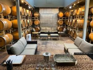 Gelfand Vineyards Barrel Room